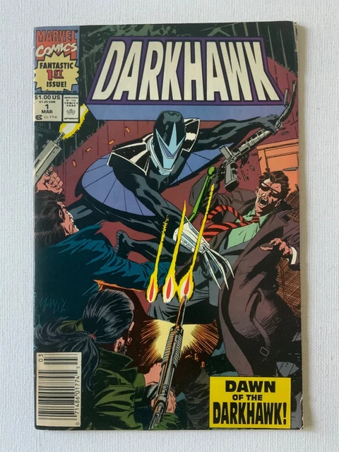 Darkhawk #1  Marvel Comics 1991 Newsstand-1st Appearance and Origin of Darkhawk