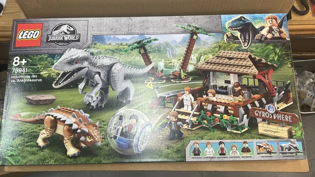 LEGO JURASSIC WORLD 75941 INDOMINUS REX VS. ANKYLOSAURUS Brand NEW ...