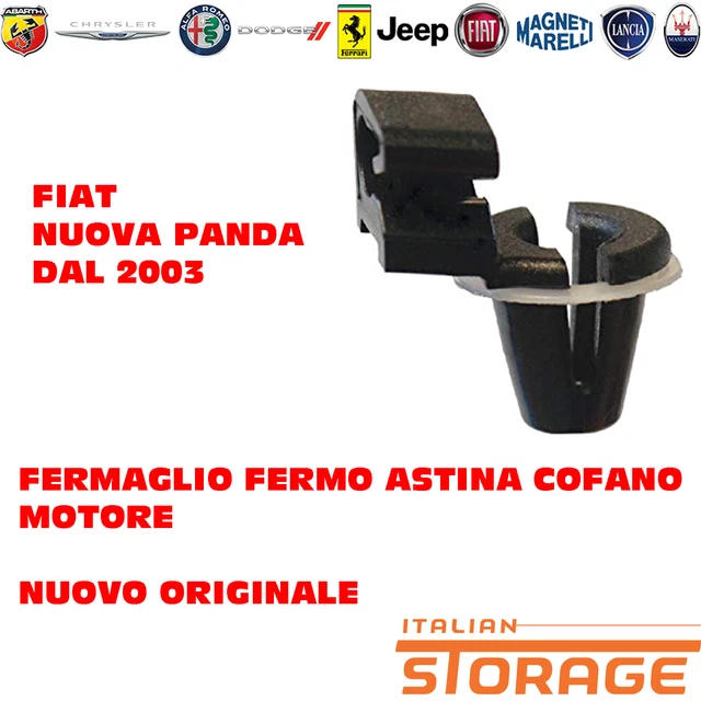 FIAT PANDA KLAMMER Fermo Astina Motorhaube Motor Neu Original 51704854 ...