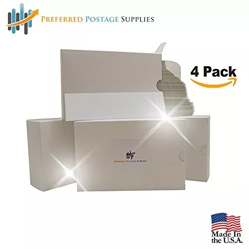 Four Pack Money Saver,Postage Meter Tapes 6"x1-11/16" For Postalia Ultimail