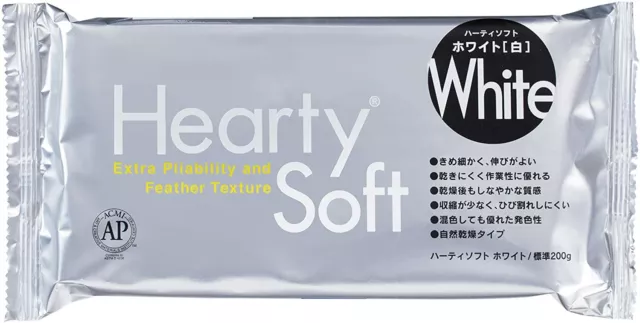 PADICO Hearty Soft White Air Drying Modeling Paper Craft Clay 180g Japan Import