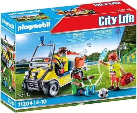 14087133/K1 Playmobil® Konstruktions-Spielset Feuerwehr-R%ettungscaddy NEU