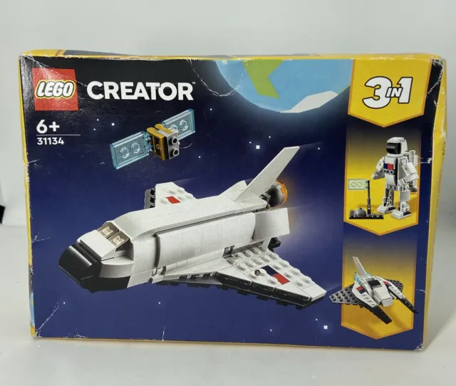 New LEGO CREATOR: Space Shuttle 31134 Sealed In Box 6+
