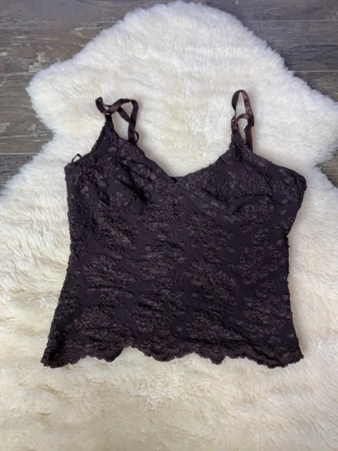 Vintage 1990’s Aziz Lace Camisole  Small Cropped Casual Grunge Indie