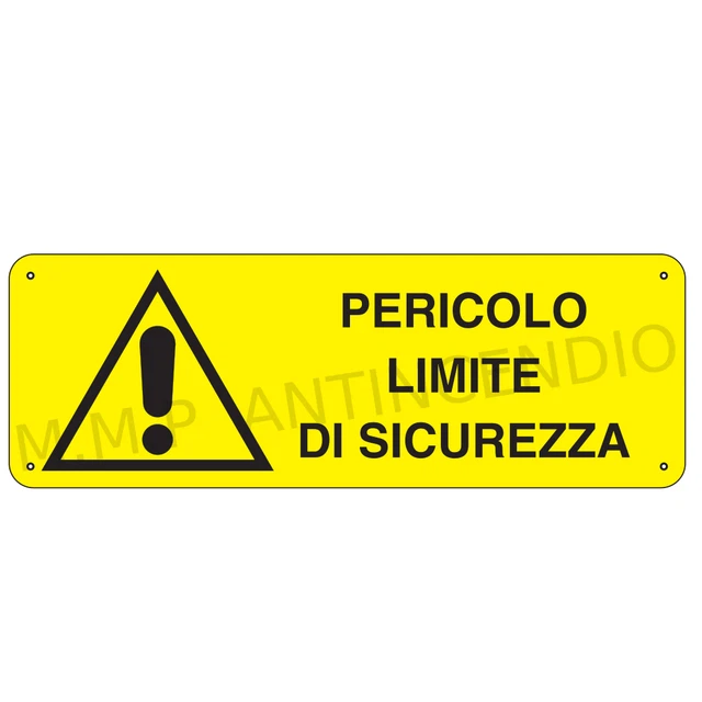 Cartello Di Sicurezza V Safety Private – 300x100 Mm – Plastica Rigida 2 Mm – Made In Britain - 3