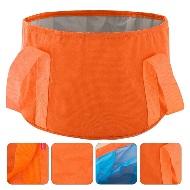 Secchio Pieghevole Per Pesca 40x25x22cm - Contenitore Pesci Vivi Con Coperchio Trasparente - Foto 7