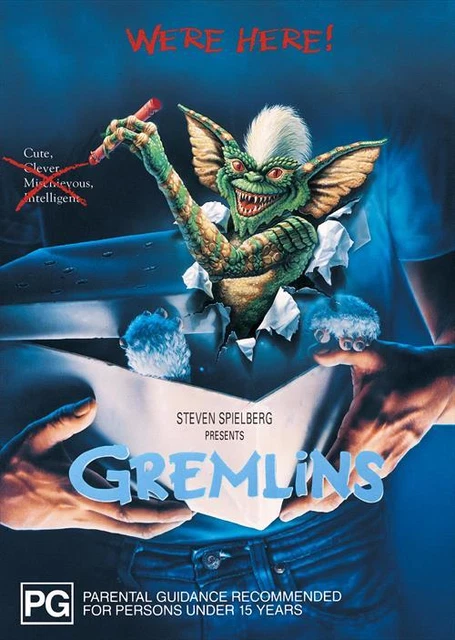 GREMLINS DVD 1990 Steven Spielberg Flim Brand New Unsealed Region 4 $8.90 -  PicClick AU