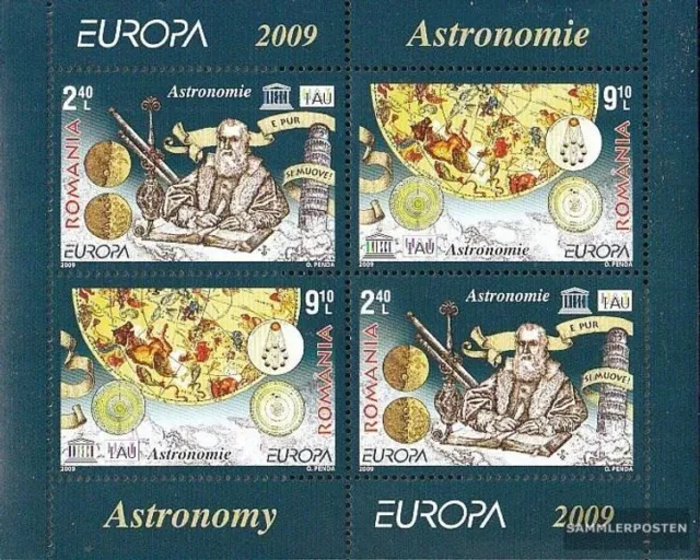 Rumänien Block445I (kompl.Ausg.) postfrisch 2009 Europa - Astronomie