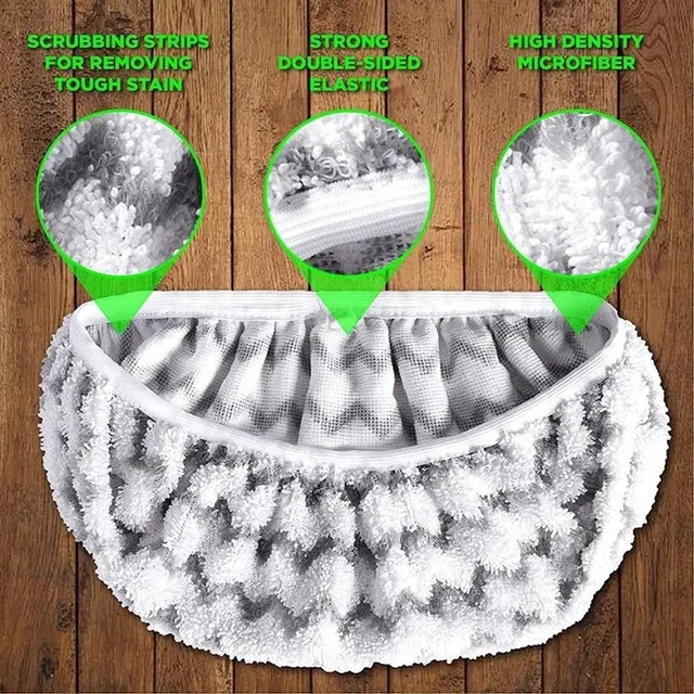 Cubierta para cabeza de fregona seca húmeda paño de limpieza para trapeador Swiffer]