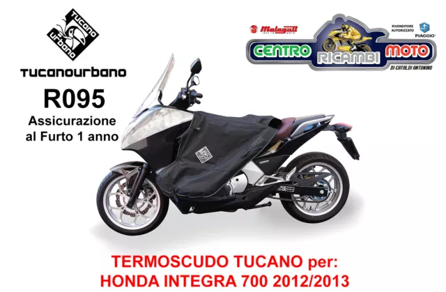 Coprigambe Termoscudo Tucano R095 con Assicurazione Honda Integra 700 2012 2013