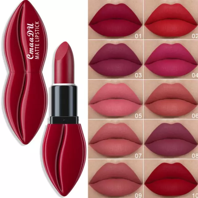 Long Lasting Velvet Matte Lip Color Waterproof Lipstick Makeup Hot G4