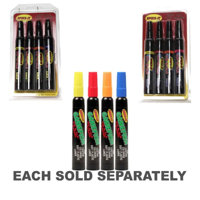 Spike it Dip-N-Go High Quality Scented Marker Value Pack for Lure Customization