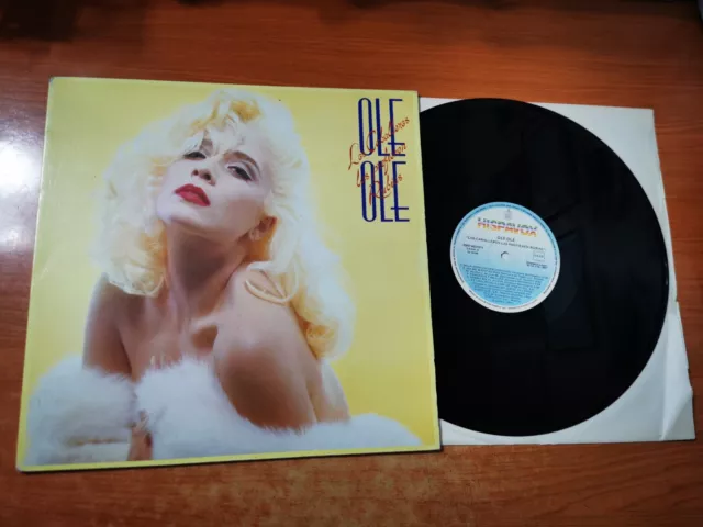 OLE OLE Los caballeros las prefieren rubias LP VINILO DEL AÑO 1987 GATEFOLD