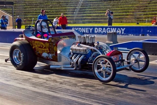 1923 Ford T Bucket Drag Car