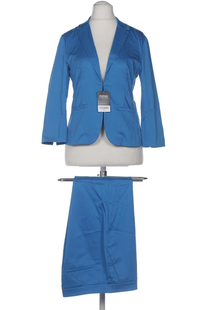 Abito Hallhuber costume donna tuta taglia EU 38 elastan cotone blu #1n88otu