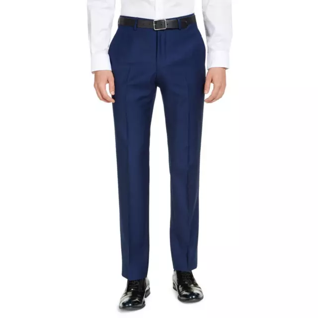 Armani Exchange Mens Wool Blend Modern Fit Suit Pants Trousers BHFO 5083