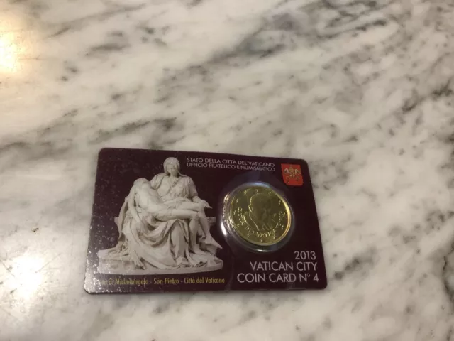 COINCARD VATICANO 2013 MONETE SET COINS Fdc Kms Bu FOLDER VATICAN VATIKAN