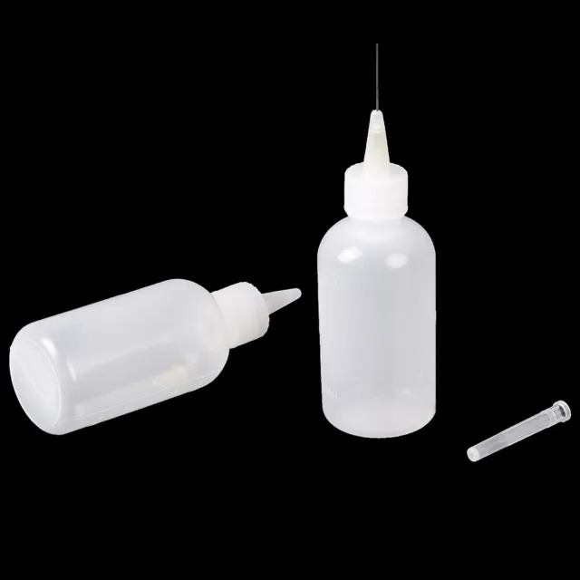 100ml Needle Tip Soldering Liquid Flux Oil Dispenser Plastic Empty Bottle