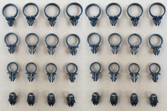 32 Wire Loom Routing Retainers! Fits Scout 2 International Harvester 800 80 Etc 32 Wire Loom Routing Retainers! Fits Scout 2 International Harvester 800 80 Etc