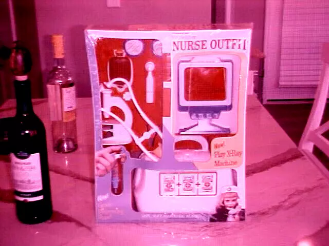 1967 TRANSOGRAM Little Play Toy Nurse Outfit Playset STILL SEALED, Never Opened!