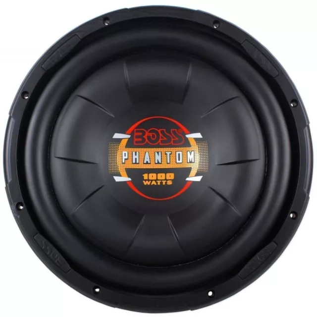 Subwoofer Boss D12F Da 1000 Watt Max 12" 30 Cm Ultra Slim 4 Ohm 300 Mm Spl Auto 2