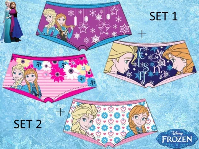 Coulotte 2 Pezzi Intimo Bambina Frozen Principesse Disney