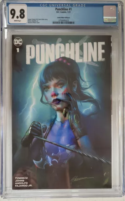 Punchline 1 Cgc 9.8 Shannon Maer Comic Mint Edition C Cover Variant Dc 2021