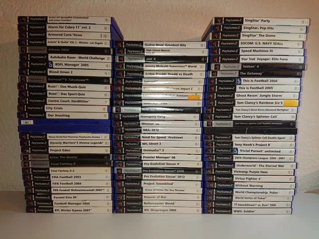Giochi Playstation 2 PS2 (Final Fantasy, Fifa, Need for Speed, Singstar,...)