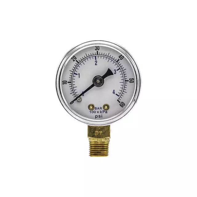 PIC GAUGES 101D-158D Pressure Gauge,Nominal 1-1/2" Dial 54XP01