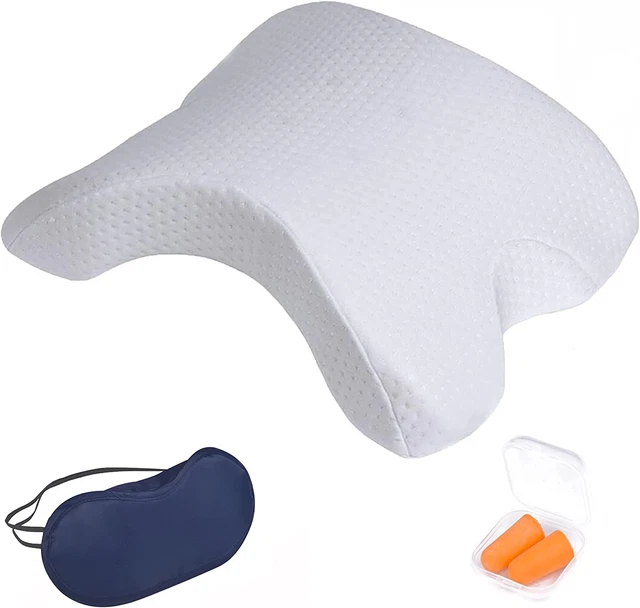 ALEVMOOM Cuddle Pillow for Couples Memory Foam Neck Cervical Pillow Cuddling for