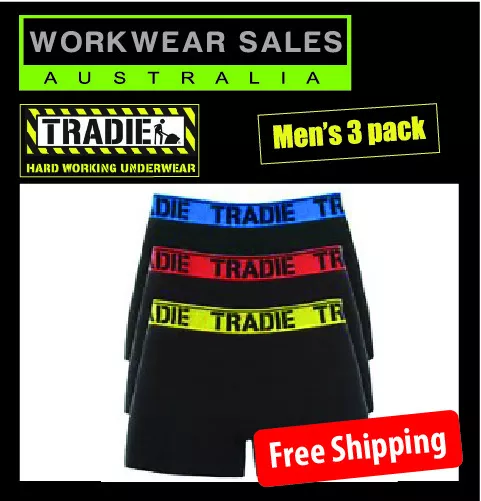 TRADIE MEN'S UNDERWEAR - HIPSTER BRIEFS - 4 PACK