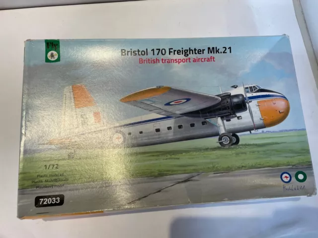 Fly Bristol 170 Freighter Mk.21 1/72- Boxed with sealed parts inc resin and mask