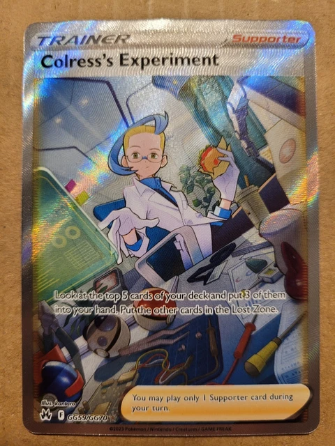 Colress's Experiment -  FULL ART TRAINER GG59/GG70 - Pokemon Crown Zenith