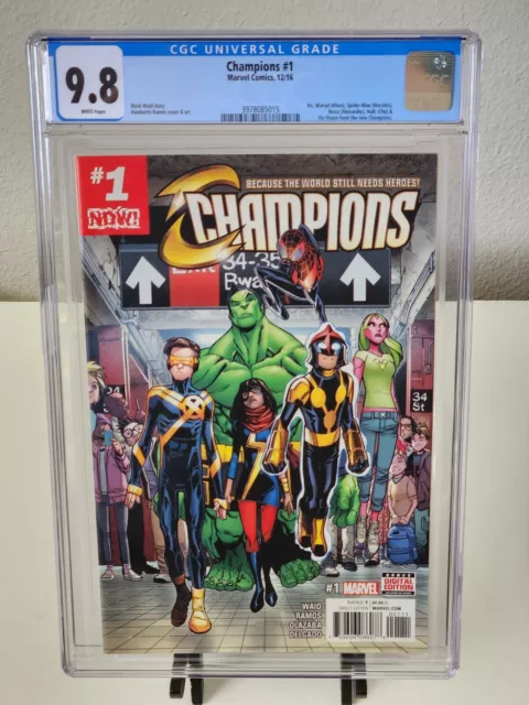 Champions #1 Humberto Ramos Cover CGC 9.8 (Marvel 2016)