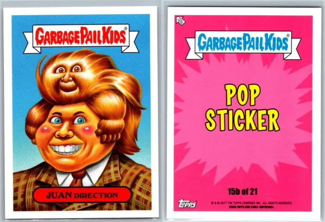 2017 Topps Garbage Pail Kids Battle Of The Bands GPK Card Juan Direction 15b