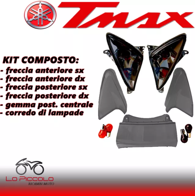 Kit Frecce Fumee Completo Anteriori Posteriori Yamaha Tmax T-Max 500 2001 - 2007