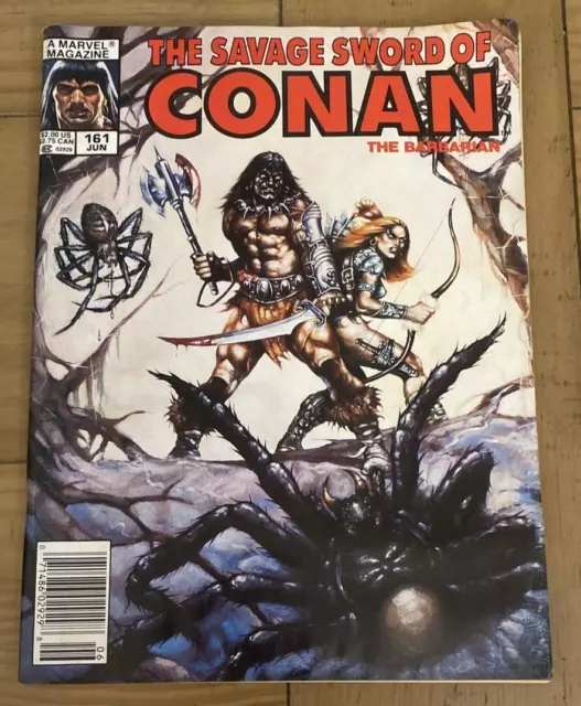 The Savage Sword Of Conan The Barbarian #161 Jun Vintage Marvel Magazine