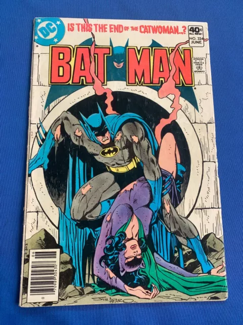 DC Comics Batman #324 1980 Bronze Age Catwoman DC Comic Book B37