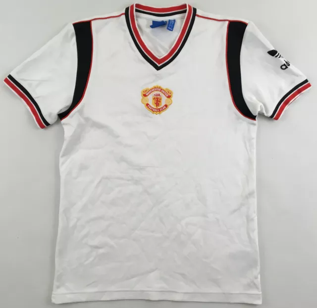Vintage Manchester United 1984-1986 Away football Adidas retro shirt size  Kids
