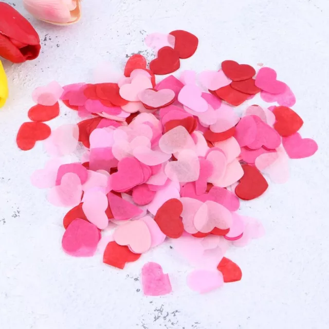 5000pcs 2.5cm Romantic Heart Shaped Wedding Party Confetti Decoration Supplies