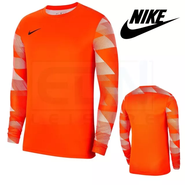 Junior Nike Goalkeeper Shirt Football Training Boys Girls Kids Top Long Sleeve