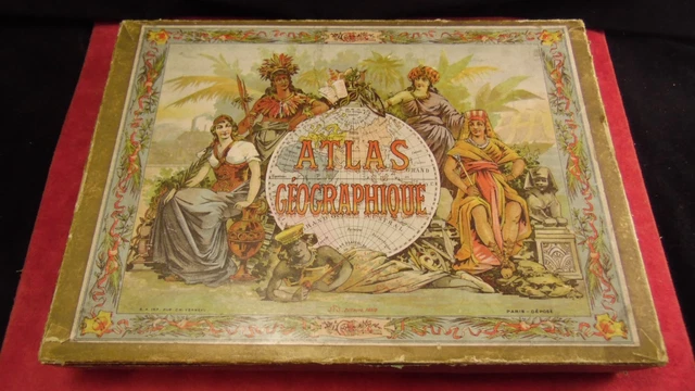 Puzzle Saussine Carte De France Des Départements, Grand Modèle Bois 41x50 Cm, Complet