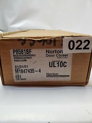 8581 8381 Norton 8000 Series Full Cover Non-Hold Open Door Closer #022