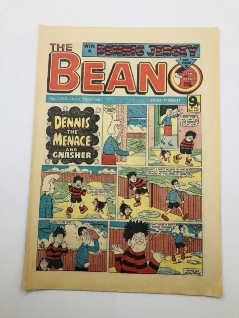 The Beano Comic No 2052 Nov 14th 1981