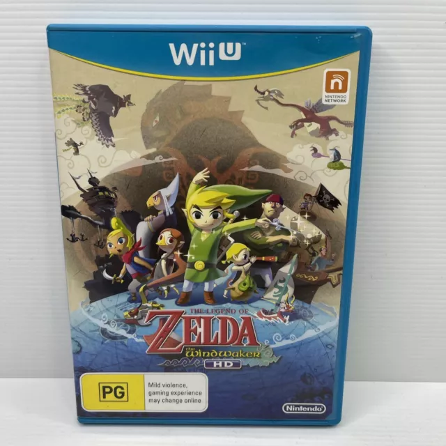 Zelda Wind Waker HD, Item, Box, and Manual