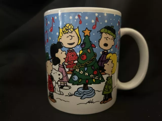 Peanuts By Galerie Merry Christmas Charlie Brown Caroling Coffee Cup  Mug