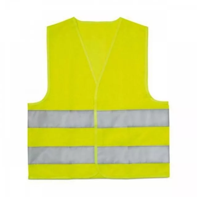 Gilet Jaune Fluo pour Enfant 5 - 10 ans Signalisation Routière Haute Visibilité