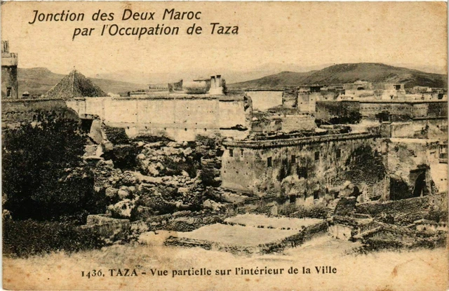 CPA AK Taza - Partial View of the Interior of the City MOROC (963994)