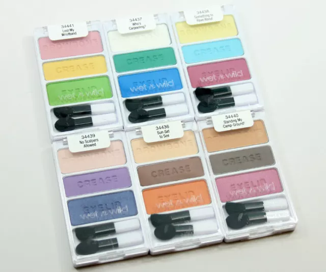 Wet n Wild Color Icon Eye Shadow Trio 3.5g - CHOOSE YOUR SHADE