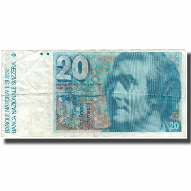 [#599279] Banknote, Switzerland, 20 Franken, KM:55e, VF(20-25)